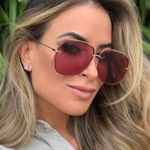 DIOR STELLAIRE 6 cutout metal geometric Sunglasses - Picture 9 of 9